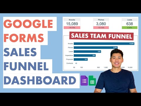 How to Build a Sales Funnel Dashboard for a Sales Team Google Forms & Google Sheets QUERY COURSE