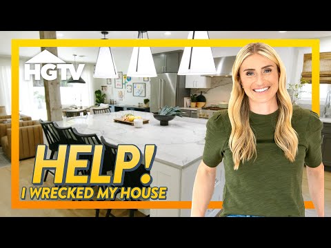 Entry Hallway Remodeled after Being BOTCHED by Owners | Help! I Wrecked My House | HGTV
