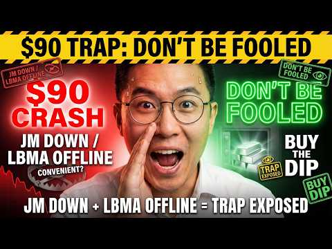 $90 TRAP: JM Bullion "Down" & LBMA Offline While Silver Crashes (Don't Be Fooled)
