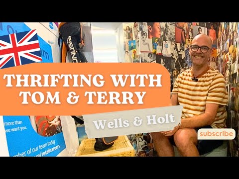 🇬🇧 THRIFTING WITH TOM & TERRY | Wells and Holt, Norfolk, UK #goodwill #vintage #charityshops