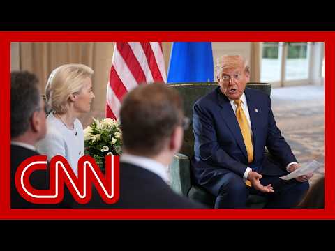 Trump announces US and EU reached framework for a trade deal