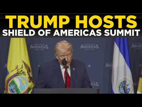 Trump Speech LIVE | Trump Hosts ‘Shield of Americas’ Summit At Miami Golf Resort