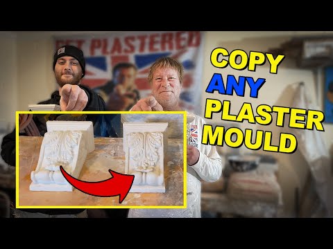 How to Copy ANY Plaster Moulding / Molding with Rubber (Step-by-Step)