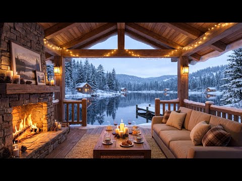 Dreamy Snowfall Ambience ❄️ Relaxing Piano Music for Sleep & Study