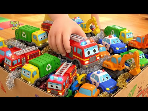 Magic Toy Box Song  Learn Vehicles & Colors  Nursery Rhymes for Kids