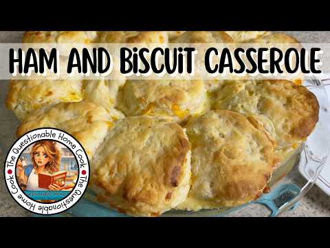 Ham and Biscuit Casserole | Pot Pie