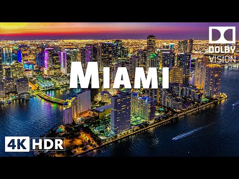 [4K] MIAMI – Tropical City Lights | Deep House Chill Vibes