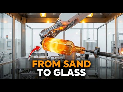 How Glass Bottles Are Made — The Fiery Journey From Sand to Shelf (Full Process Explained)