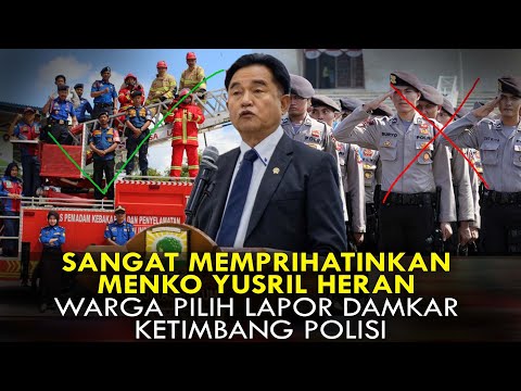 SANGAT MEMPRIHATINKAN MENKO YUSRIL HERAN, WARGA PILIH LAPOR DAMKAR KETIMBANG POLISI