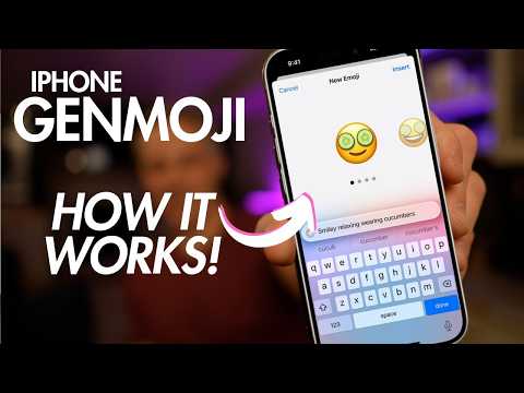 Create your own emojis in 7 seconds!  How to setup & use Genmoji on iPhone