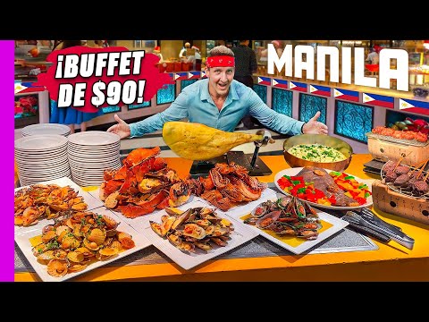 ¡El buffet más caro de Manila! ¡Alta cocina filipina!