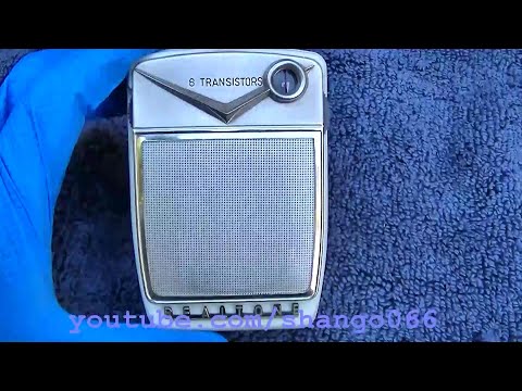 1962 Realtone Transistor Radio And Etude Soviet Transistor AM Radio Diagnosis