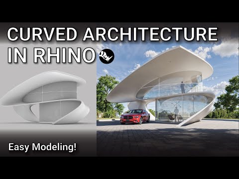 How to Model Organic Architecture in Rhino 3D!
