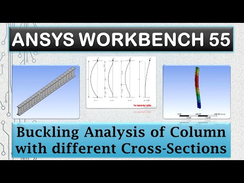 ANSYS Tutorials - Buckling Analysis of Columns with different cross-sections