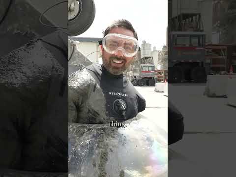 I buried myself in concrete to explain how it works