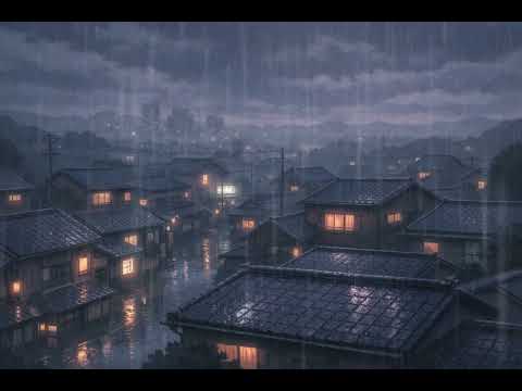 Late Night Study Flow to Calm Racing Thoughts with Distant Thunder Lo-Fi