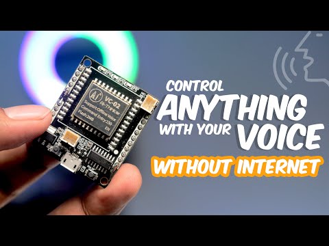 Add Custom Voice Control to any Project using this Module without Internet | VC02 Module
