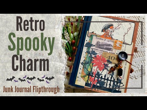 Haunted Paper Magic! | Halloween Junk Journal Flipthrough  (SOLD)