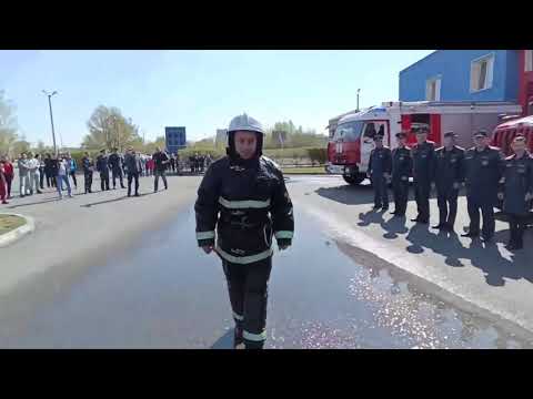 Проводы на пенсию пожарного Александра Шатина