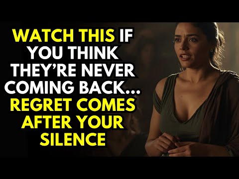 WATCH THIS If You Think They’re Never Coming Back… Regret Comes After Your Silence | Stoicism