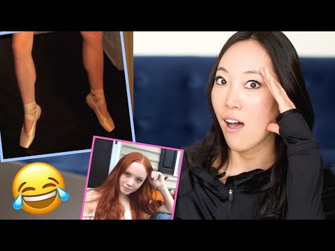 pointe shoe fitter reacts to DANCING W MACKENZIE