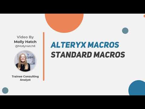 Alteryx Standard Macros