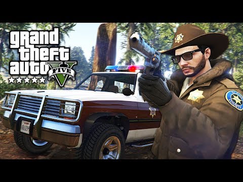 GTA 5 PLAY AS A COP MOD - NEW SHERIFF POLICE PATROL!! (GTA 5 Mods Gameplay)