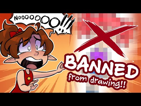 I Was BANNED From Drawing | Art + Storytime