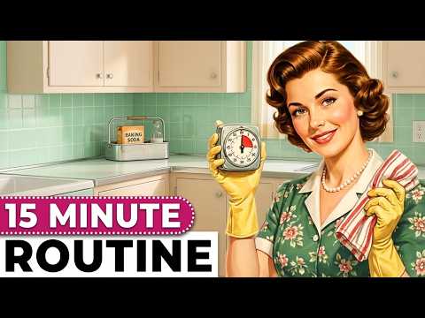 This 1950s Housewife Routine Kept Homes Spotless in 15 Minutes a Day. Why Did We Stop?