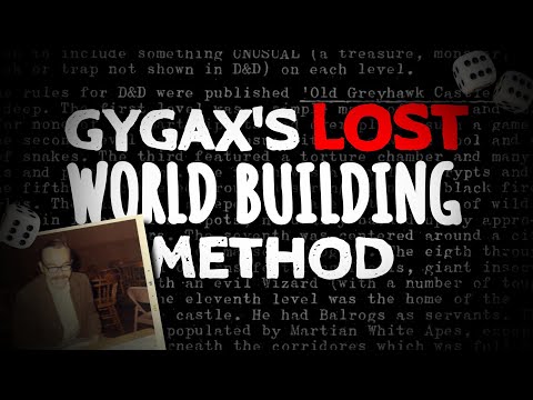 Build Your World like GYGAX | The 1975 Method
