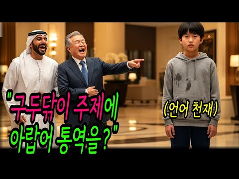 12살 구두닦이 소년의 입에서 나온 아랍어 실력에 모두가 얼어붙는데 재벌 회장 소년을 보고 "혹시  네 아버지가 설마..??