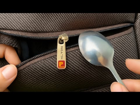 Just 1 minute! This zipper repair method will save you money