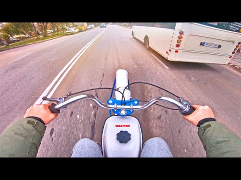 FUN motorcycle with PEDALS "RIGA-13 1983" POV
