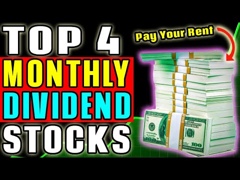 The 4 BEST Monthly Paying Dividend Stocks!