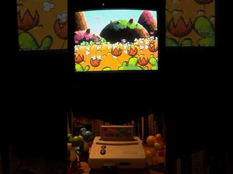 Yoshi’s Island on a Bang &amp; Olufsen Beocenter 1 CRT!