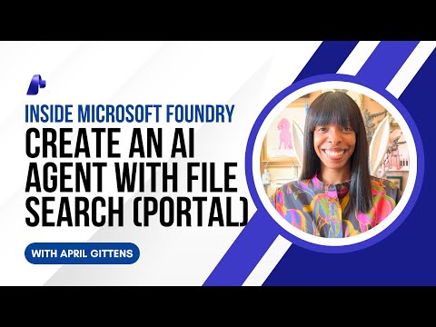 Create an AI Agent with File Search in Microsoft Foundry (Portal)