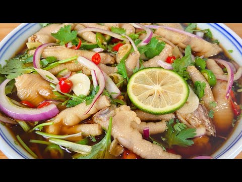 難怪飯店裡的檸檬雞爪那麼好吃,訣竅都在這裡,酸辣入味又解饞,快學學 Lemon Chicken Feet 檸檬雞爪