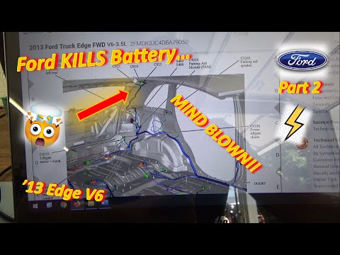 (Pt 2) Ford KILLS Battery...PCM Stays AWAKE?! MIND BLOWN!! ('13 Edge V6)