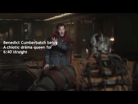 Benedict Cumberbatch being a chaotic drama queen for 6:40 straight