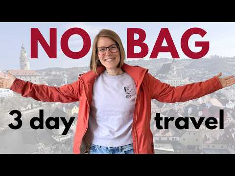 No Luggage Challenge for a 3 Day Trip (Extreme Minimalist Packing)