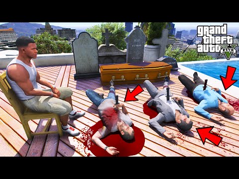 Franklin Lost All His Friends In GTA 5 | SHINCHAN and CHOP