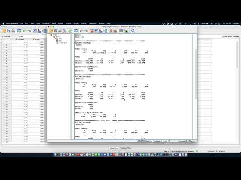 Simple Mediation in SPSS with PROCESS