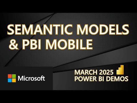 Power BI Demo - Modeling & Mobile