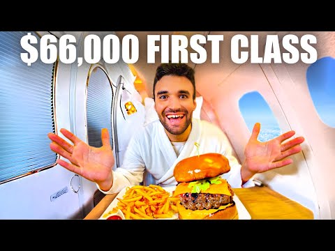 WORLD’S MOST EXPENSIVE FIRST CLASS AIRPLANE SEAT ($66,000)!
