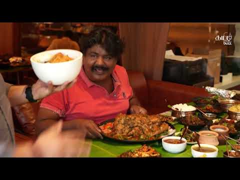 “ஆஹா.. முயல் கறியா இது..?” - வகை வகையான அசைவ உணவுகளுடன் மல்லுக்கட்டிய நடிகர் மன்சூர் அலிகான்.