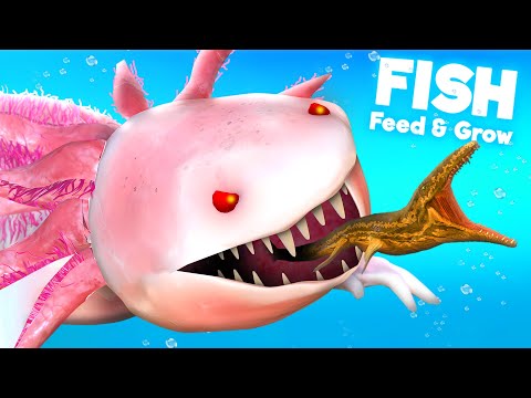 Cute Axolotl Eats The Entire Ocean...