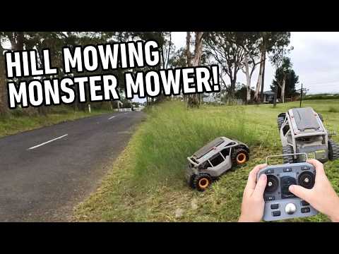 The Most Fun You Can Have Mowing The Lawn. Mowrator S1 Remote Controlled Lawn Mower