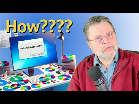 How Do I Reinstall Software Without Installation Discs Or Download Files?