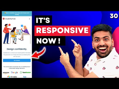 Completely Responsive Website using HTML + CSS Only in One Video 🔥