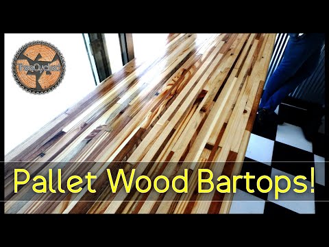 Bartop Tables From 100% Pallet wood!
